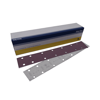 Полоса абразивная P100 siaspeed  70*420 мм, 14 отв. РОЗОВАЯ